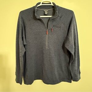 RAB men’s Nexus pull on half zip sweatshirt theramic fleece sweater blue 2XL big